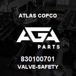 830100701 Atlas Copco VALVE-SAFETY | AGA Parts