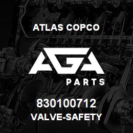 830100712 Atlas Copco VALVE-SAFETY | AGA Parts