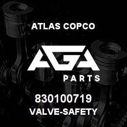 830100719 Atlas Copco VALVE-SAFETY | AGA Parts