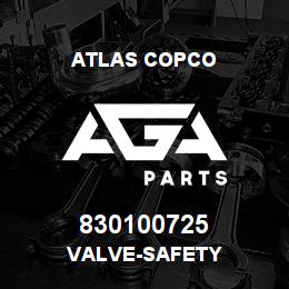 830100725 Atlas Copco VALVE-SAFETY | AGA Parts