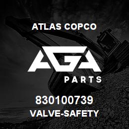 830100739 Atlas Copco VALVE-SAFETY | AGA Parts