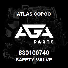 830100740 Atlas Copco SAFETY VALVE | AGA Parts
