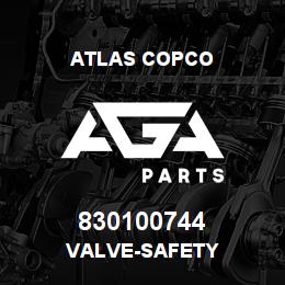 830100744 Atlas Copco VALVE-SAFETY | AGA Parts