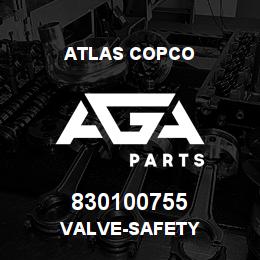 830100755 Atlas Copco VALVE-SAFETY | AGA Parts