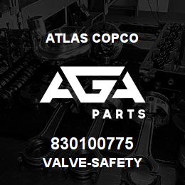 830100775 Atlas Copco VALVE-SAFETY | AGA Parts