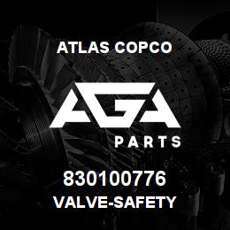 830100776 Atlas Copco VALVE-SAFETY | AGA Parts