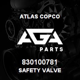 830100781 Atlas Copco SAFETY VALVE | AGA Parts