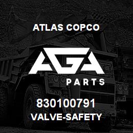 830100791 Atlas Copco VALVE-SAFETY | AGA Parts