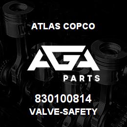 830100814 Atlas Copco VALVE-SAFETY | AGA Parts