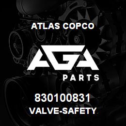830100831 Atlas Copco VALVE-SAFETY | AGA Parts