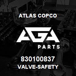 830100837 Atlas Copco VALVE-SAFETY | AGA Parts