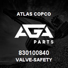 830100840 Atlas Copco VALVE-SAFETY | AGA Parts