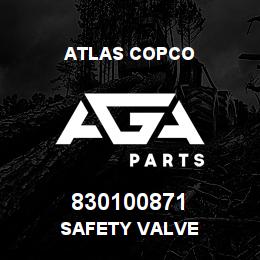 830100871 Atlas Copco SAFETY VALVE | AGA Parts