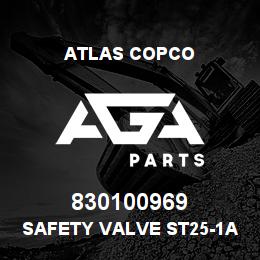 830100969 Atlas Copco SAFETY VALVE ST25-1A | AGA Parts