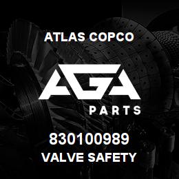 830100989 Atlas Copco VALVE SAFETY | AGA Parts