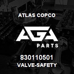 830110501 Atlas Copco VALVE-SAFETY | AGA Parts
