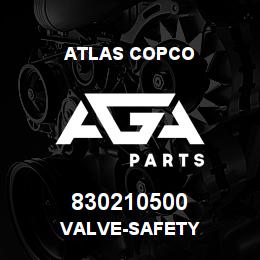830210500 Atlas Copco VALVE-SAFETY | AGA Parts