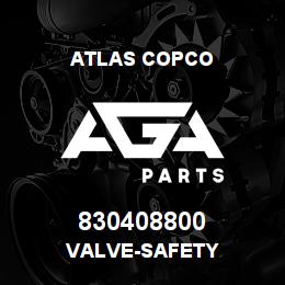 830408800 Atlas Copco VALVE-SAFETY | AGA Parts