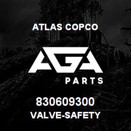 830609300 Atlas Copco VALVE-SAFETY | AGA Parts