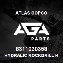 8311030358 Atlas Copco HYDRALIC ROCKDRILL HRD 100 22X | AGA Parts