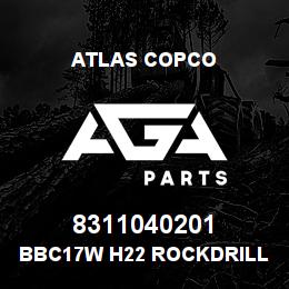 8311040201 Atlas Copco BBC17W H22 ROCKDRILL | AGA Parts