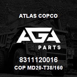 8311120016 Atlas Copco COP MD20-T38/160 | AGA Parts