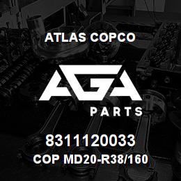 8311120033 Atlas Copco COP MD20-R38/160 | AGA Parts