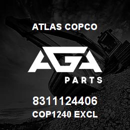 8311124406 Atlas Copco COP1240 EXCL | AGA Parts