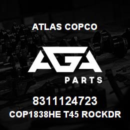 8311124723 Atlas Copco COP1838HE T45 ROCKDRILL | AGA Parts