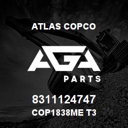 8311124747 Atlas Copco COP1838ME T3 | AGA Parts