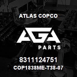 8311124751 Atlas Copco COP1838ME-T38-07 | AGA Parts