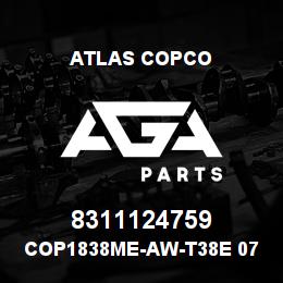 8311124759 Atlas Copco COP1838ME-AW-T38E 07 | AGA Parts
