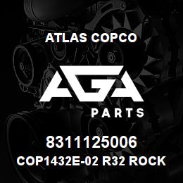 8311125006 Atlas Copco COP1432E-02 R32 ROCKDRILL | AGA Parts
