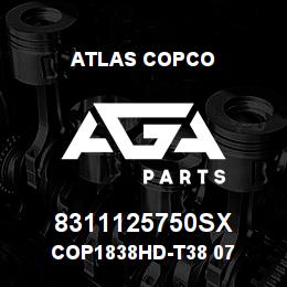 8311125750SX Atlas Copco COP1838HD-T38 07 | AGA Parts