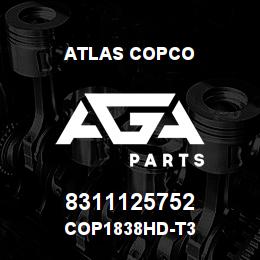 8311125752 Atlas Copco COP1838HD-T3 | AGA Parts