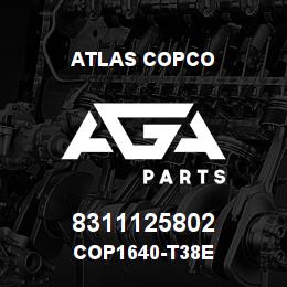 8311125802 Atlas Copco COP1640-T38E | AGA Parts