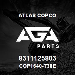 8311125803 Atlas Copco COP1640-T38E | AGA Parts
