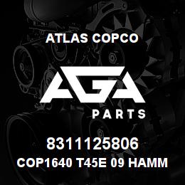 8311125806 Atlas Copco COP1640 T45E 09 HAMMER | AGA Parts