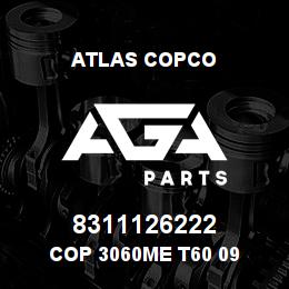 8311126222 Atlas Copco COP 3060ME T60 09 | AGA Parts