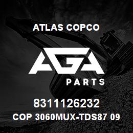 8311126232 Atlas Copco COP 3060MUX-TDS87 09 | AGA Parts