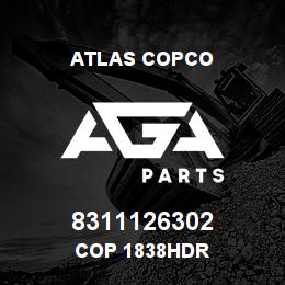 8311126302 Atlas Copco COP 1838HDR | AGA Parts