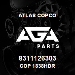 8311126303 Atlas Copco COP 1838HDR | AGA Parts