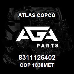 8311126402 Atlas Copco COP 1838MET | AGA Parts