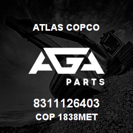 8311126403 Atlas Copco COP 1838MET | AGA Parts