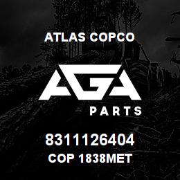 8311126404 Atlas Copco COP 1838MET | AGA Parts