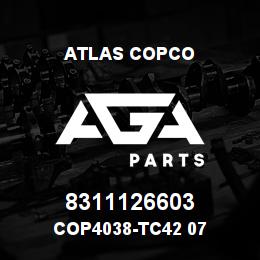8311126603 Atlas Copco COP4038-TC42 07 | AGA Parts