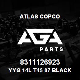 8311126923 Atlas Copco YYG 14L T45 07 BLACK | AGA Parts