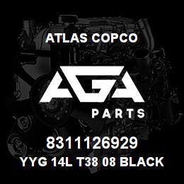 8311126929 Atlas Copco YYG 14L T38 08 BLACK | AGA Parts