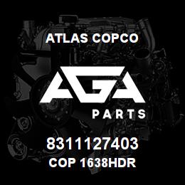 8311127403 Atlas Copco COP 1638HDR | AGA Parts