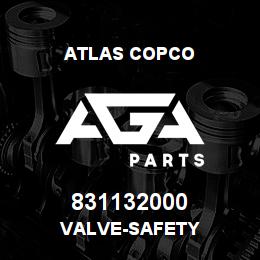 831132000 Atlas Copco VALVE-SAFETY | AGA Parts
